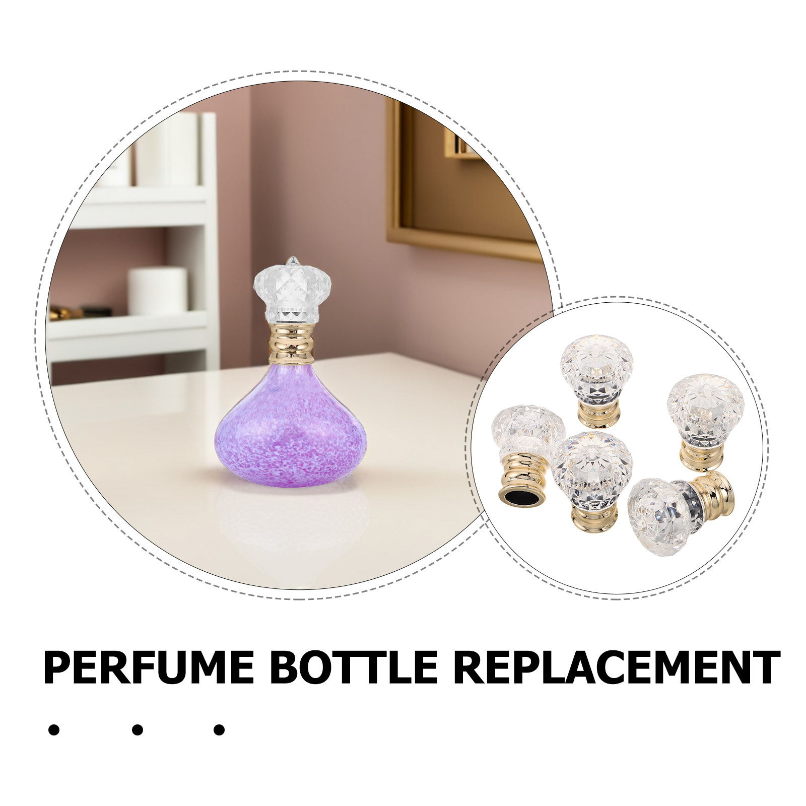 5Pcs Perfume Bottle Cap Spray  - On Perfume & Fragrance Kota Bogor ulasan dan harga
