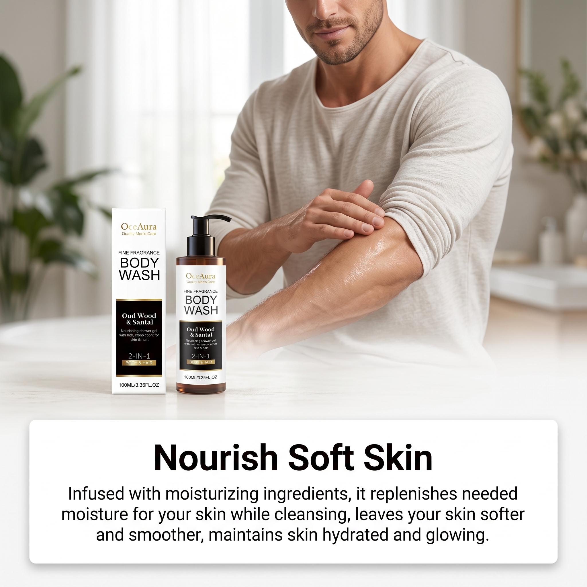 OceAura Sandalwood Body Wash F - Perfume Fragrance Body Wash ulasan dan harga