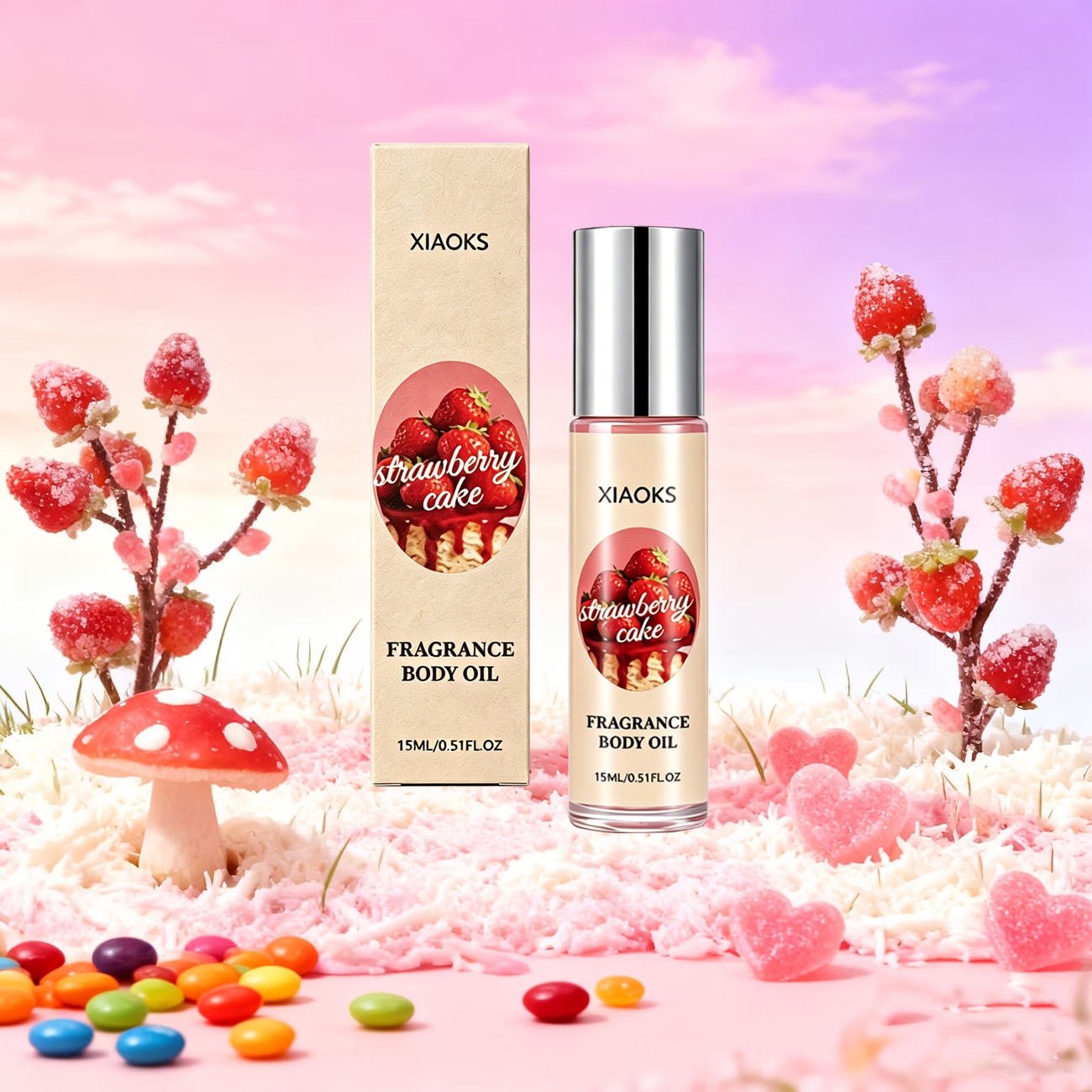 1 Bottle of Strawberry Cake Sw - Perfume Floral Fragrance ulasan dan harga