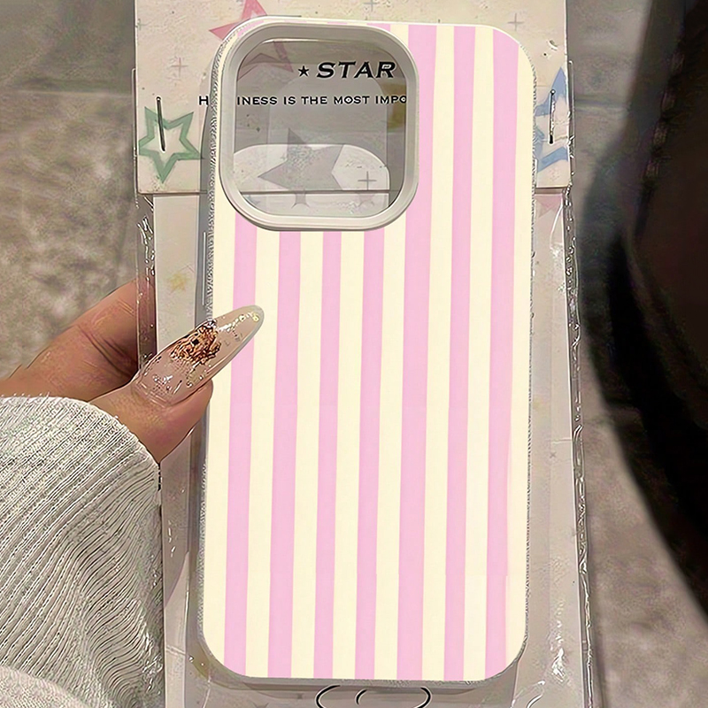Simple Pink Vertical Striped L - Perfume Pure Xs ulasan dan harga