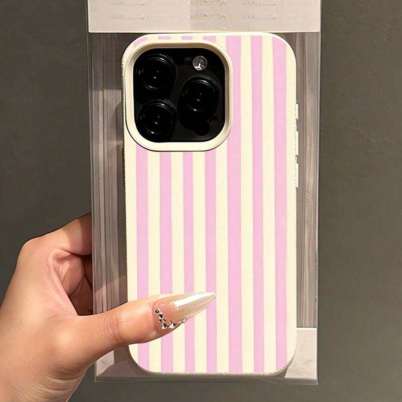 Simple Pink Vertical Striped L - Perfume Pure Xs ulasan dan harga